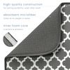 S&T INC. Grey Trellis Extra Large Abtropfmatten, Polyester, Spalier Grau