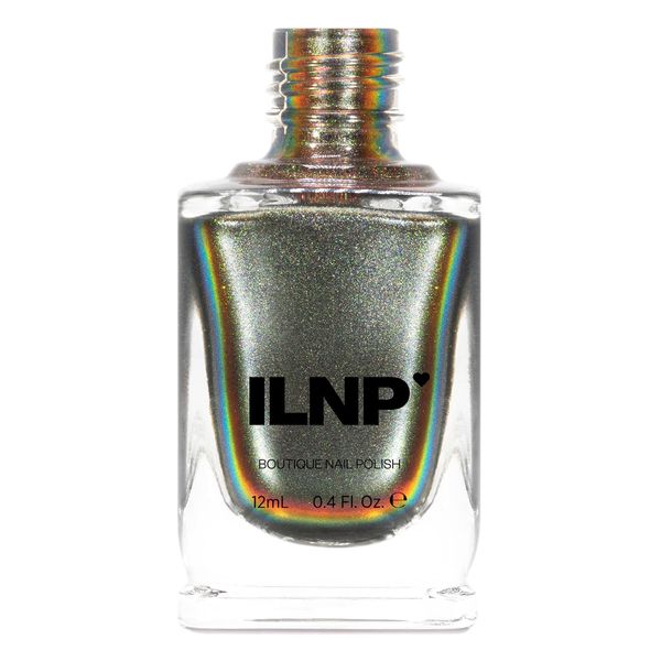 ILNP Orbit - Grey to Red Ultra Chrome Nail Polish