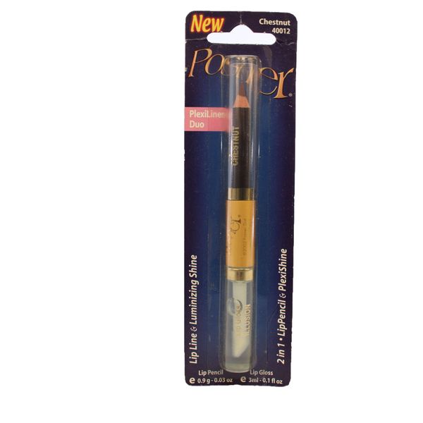 POSNER PLEXILINER Duo Lip Liner- Lip Gloss #40012 Chestnut