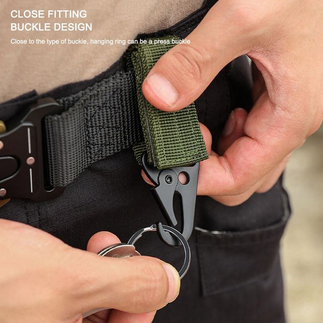 Hanging Bottle Buckle Clip Carabiner for Belt Water Bottle Hook Holder  Tactical