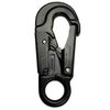 ProClimb Forged Aluminum Double-Lock Gate Captive Eye Snap Hook 27 kN - Black