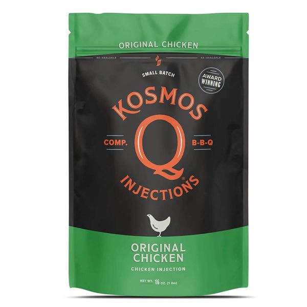 Kosmos Q Original BBQ Chicken Injection - BBQ Injection Marinade for Whole Chicken, Roasted Chicken Breast & Smoked Wings - BBQ Seasoning Made in the USA (BBQ Chicken)