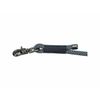 TRIXIE 1984101 V-LINE Soft Rope, M-L, 2 m/10 mm, Black/Grey, Adjustable Dog Lead for Medium and Large Dogs, Made of Woven Rope, 3-Way Length Adjustable