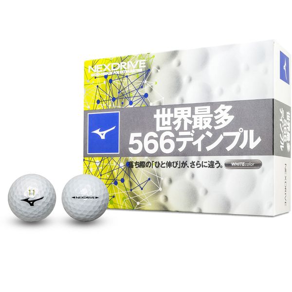 MIZUNO GOLF Golf Balls Nex Drive Golf Balls, 12 Balls