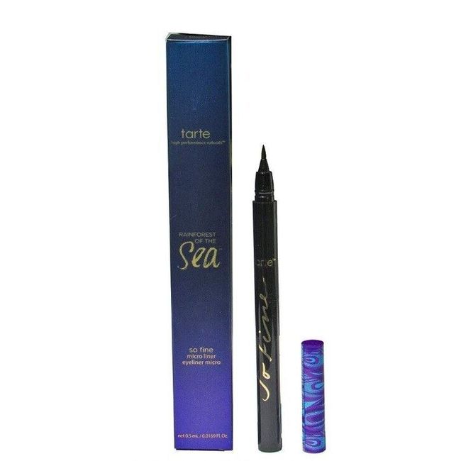 tarte SO FINE Micro Liner BLACK EyeLiner Full Size NIB Rainforest of the Sea