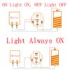 ESUPPORT 16mm 12V 3A Car Red LED Light Power Metal Push Button Toggle Switch Socket Plug Latching Black Shell