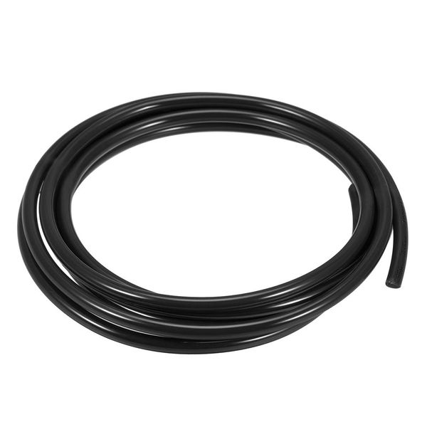 uxcell Pneumatic Air Tube, Outer Diameter 0.3 inch (8 mm) x Inner Diameter 0.2 inch (5 mm), 3 M Long, PU Polyurethane, Air Compressor Tube Hose, Pipe, Black