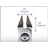 Cutters – Tronex Taper Head, Relieved, Razor Flush Edges (Long Ergonomic Handles) • 7223