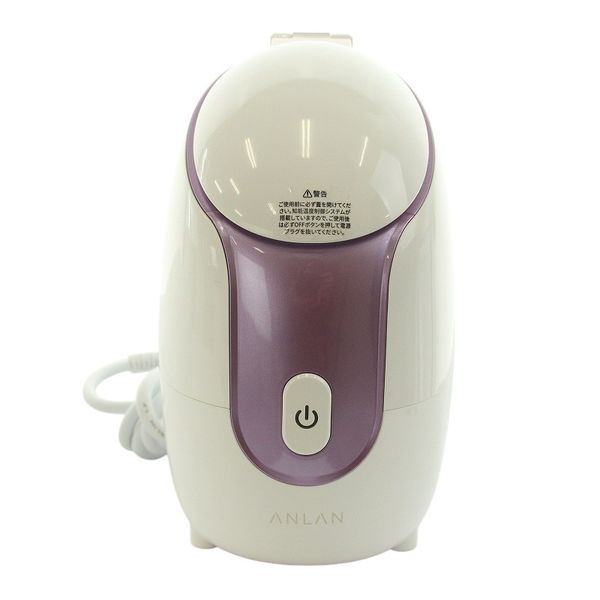 Used ANLAN Facial Steamer, Facial Beauty Device, Skin Care Mist, 145ml, White, Purple, Z32 /IR ■GY99, Other, Vector, Used Clothing, 241025