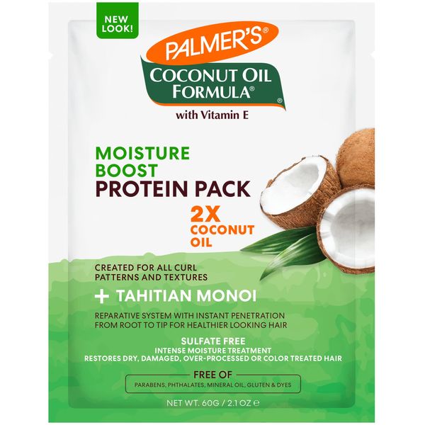 Palmers Coconut Oil Formula Deep Conditioning Protein Pack, 2.1 Oz (Pack of 4)