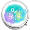 Shine Bright  Medicine Vitamin Compact Pill Box