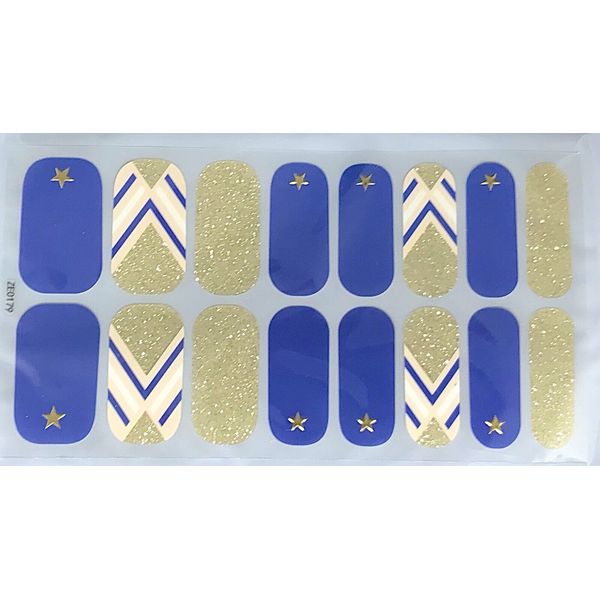 Color Gel  Nail Polish Strips .  ZE0179. Read Description Below