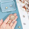Beebeecraft 10pcs/box 18k gold plated heart charms, Brass