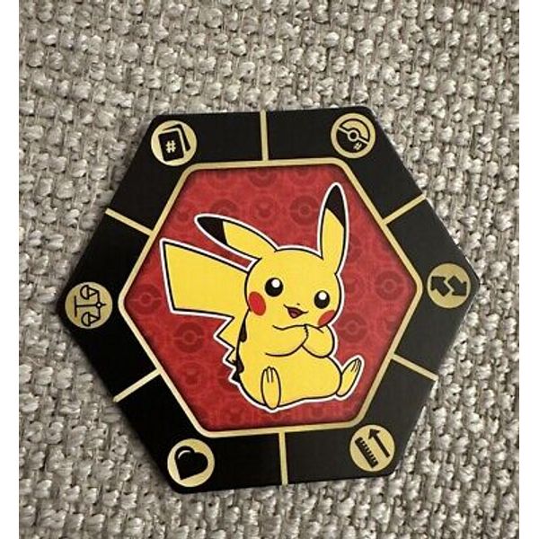 2023 McDonalds Happy Kids Meal Pokémon Toy Pikachu Match Battle Flip Coin