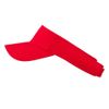 Otto Caps Youth Cotton Sun Visor - Red OSFM