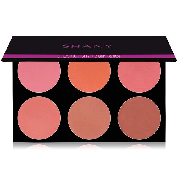 SHANY The Masterpiece 6 Colors Large Makeup Blush Palette - SHE'S NOT SHY