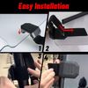 4PCS UTV Front Windshield Adjustable Mounting Clamp Kit For Polaris RZR Kawasaki