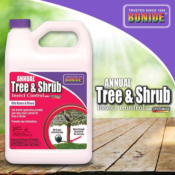 Bonide (BND611) - Annual Tree and Shrub Insect Control, Insecticide/Pesticide Concentrate (1 gal.)