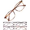 JOLISU Reading Glasses - Value 5 Pack Light Slim Frames Blue Light Glasses - Classic Style, Spring Hinges, Sturdy and Durable (2.75)