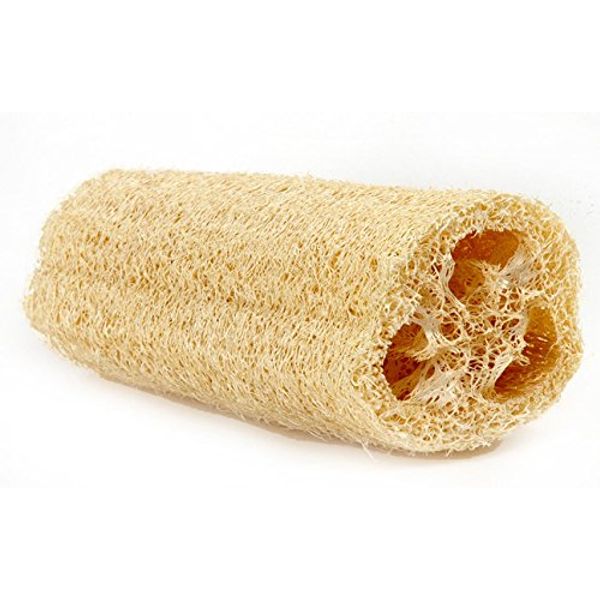 Natural Loofah Exfoliating Bath Sponge 4" by Spa Destinations®"Creating The in Home Spa Experience"