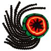 Cetornie AOVNA 1 Pack Rasta Hat with Black Dreadlocks Rasta Dreadlocks Hat