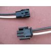 2 LOT Molex 2-Pin Black Wire Connectors plus wires 1 male/female locking 2 sets