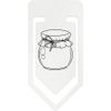 141mm 'Round Jar' Giant Plastic Paper Clip (CC00095153)
