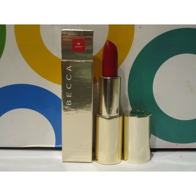 BECCA ~ ULTIMATE LIPSTICK LOVE ~ W SCARLET ~ .12 OZ BOXED