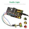 KEYESTUDIO 45 Sensors Starter Kit for BBC Microbit V2.2 V2 V1.5 (Without Micro:bit), Sensor Breakout Board, i2c LCD, Buzzer, 5v Relay with Tutorials 57 Courses Coding for Teens Adults