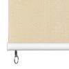 FAMIROSA Outdoor Roller Blind Cream 31.5"x90.6" HDPE