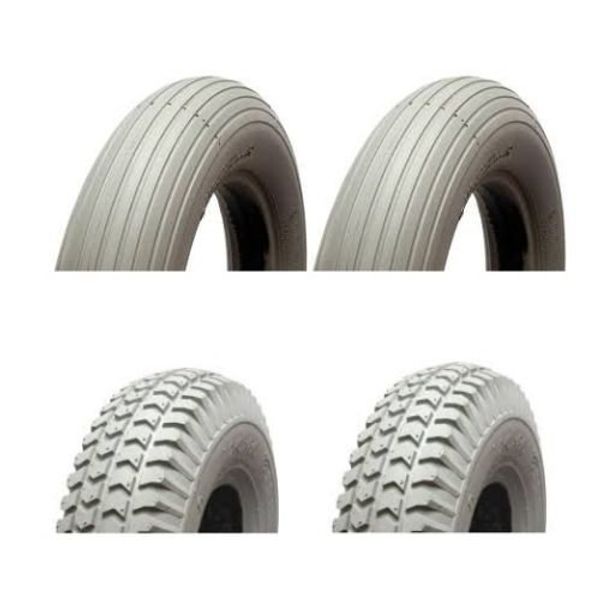 Mobility Scooter Puncture Proof Tyres 300-4 260 x 85 - Full Set (4) Solid Tyres