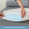 Cooling Memory Foam Neck Pillow with Pillowcase for Side Sleepers