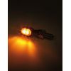 SHIN YO Crumb Motorrad LED Microblinker, schwarz, E-geprüft, (2er Pack)