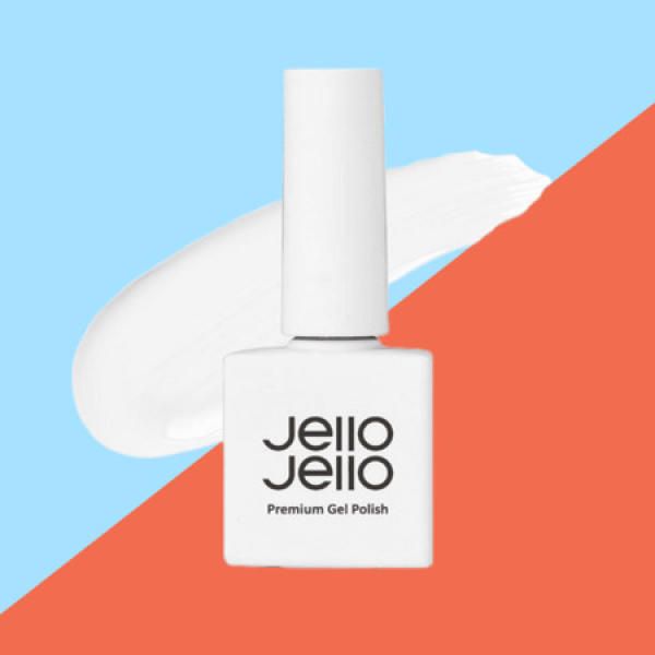 Jello Jello Manicure Gel Nail Polish JC-01 Creamy White_MC