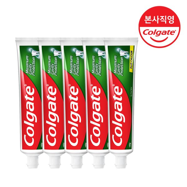 [100g] Colgate Cavity Protection Cool Mint Fluoride Toothpaste 5ea