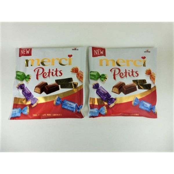 STORCK Merci Petite Chocolate Collection 2 Bag Set, 8.8 oz (250 g) (2 Bags x 4.4 oz (125 g)