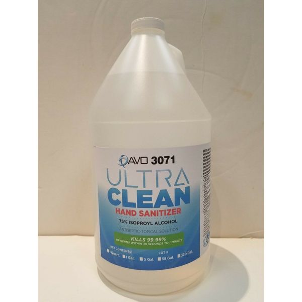 75% Isopropyl Alcohol liquid AVO 3071 4 Gallon Case