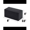 3X Grill Brick Pumice Stone Griddle Cleaner BBQ Scraper Dimensions 8"Lx4"Hx3.5"D