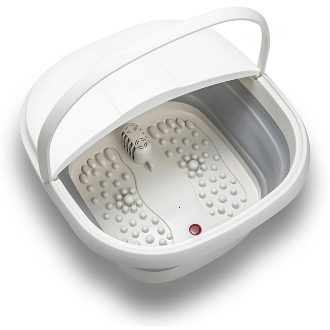 Entumano Easy Warm Foot Bath, White, EM-FB2000