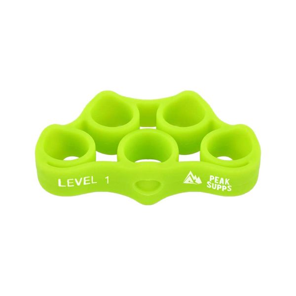 Forearm Trainer & Finger Strengthener Bands - Easy Level 1 (Green)