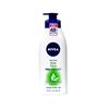 Nivea Lotion Aloe Vera 48 Hour 16.9 Ounce Pump (500ml) (2 Pack)