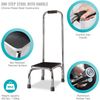 DMI Step Stool with Handle and Non Skid Rubber Platform, Lightweight and Sturdy 