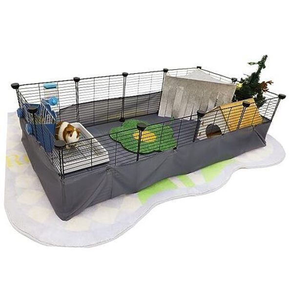 Guinea Pig Cages with Liner 48x24x12inch C&C Small Animal Cage with Thin Liner