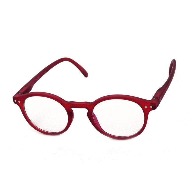 IJIPIJI Screen PC Glasses #H Model Boston, red, S