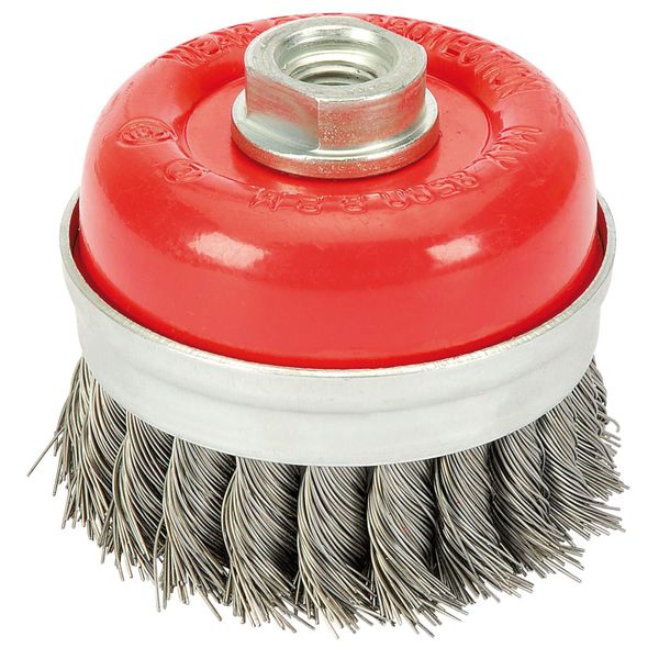 Draper 41449 Twist Knot Wire Cup Brush, 80mm x M14