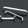 10 Pcs Aluminum Cabinet Door Drawer Handles Knobs Pull Handles Cupboard Closet Door Bow Shape Pull Handle (96MM)