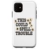 This Could Spell Trouble Funny Word Board Game Case for iPhone 11