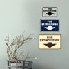 Signs ByLITA Classic Framed Fire Extinguisher (Red) - Medium 2 Pack