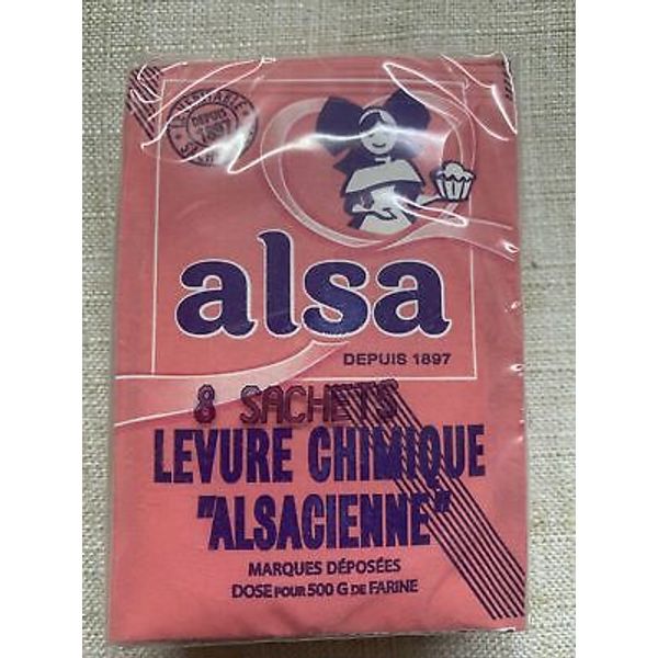 Alsa - French Baking Powder For Cakes, Bakers Favorite- Set Of 8