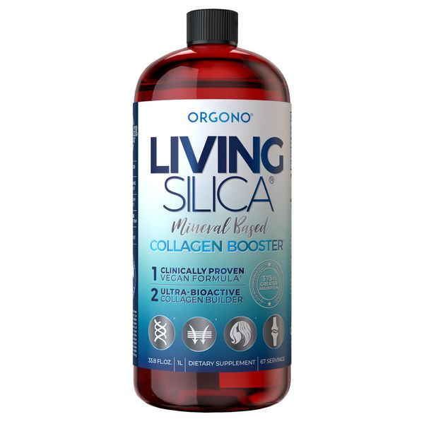 Orgono Living Silica Mineral Kaged Collagen Booster 33.85oz（1000ml）